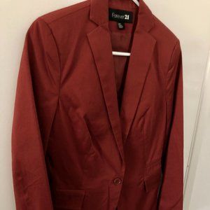 Forever21 Burnt Orange Women's Blazer